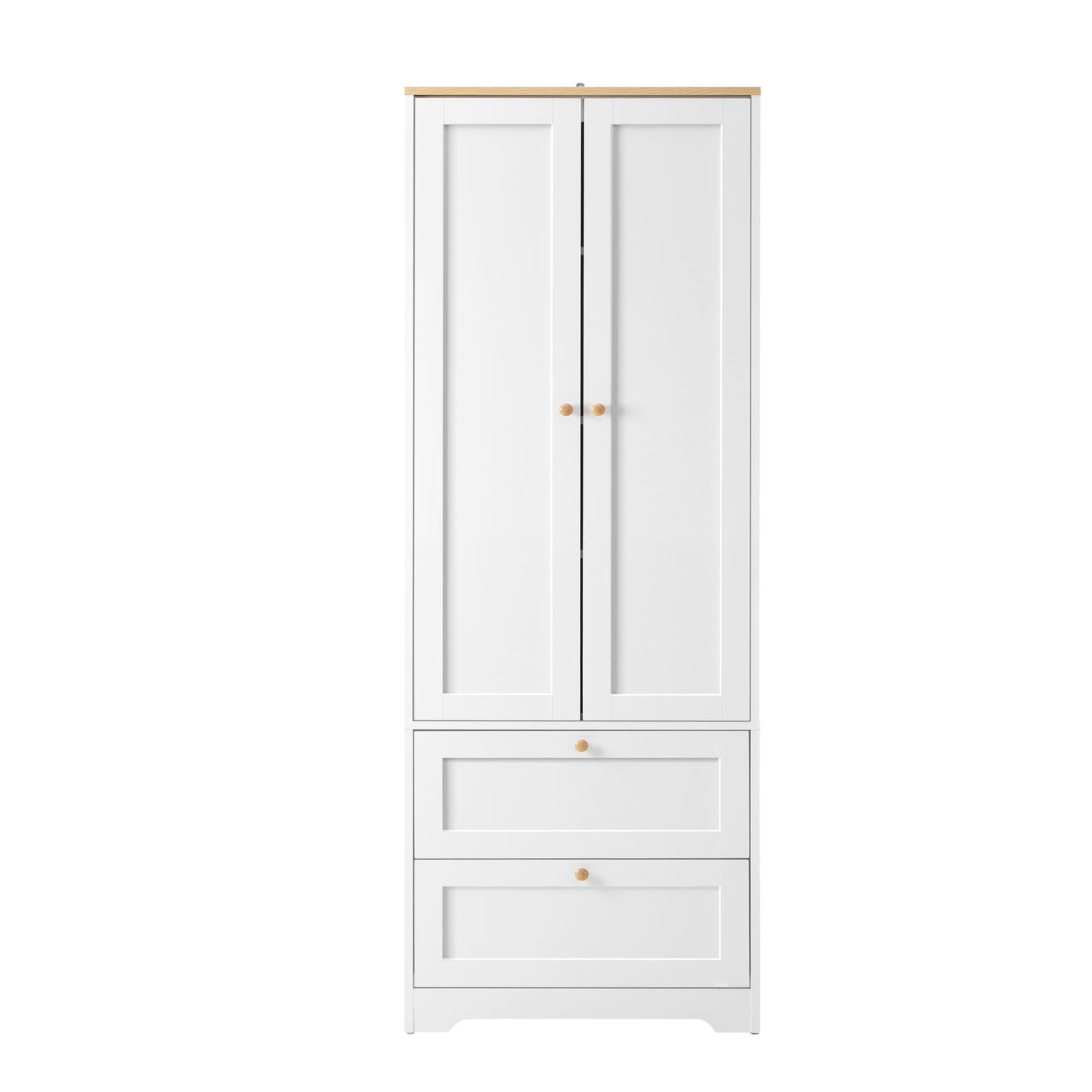 Oikiture Buffet Sideboard Storage Cabinet Kitchen Cupboard Wardrobe Shelf Drawer - Sunyee