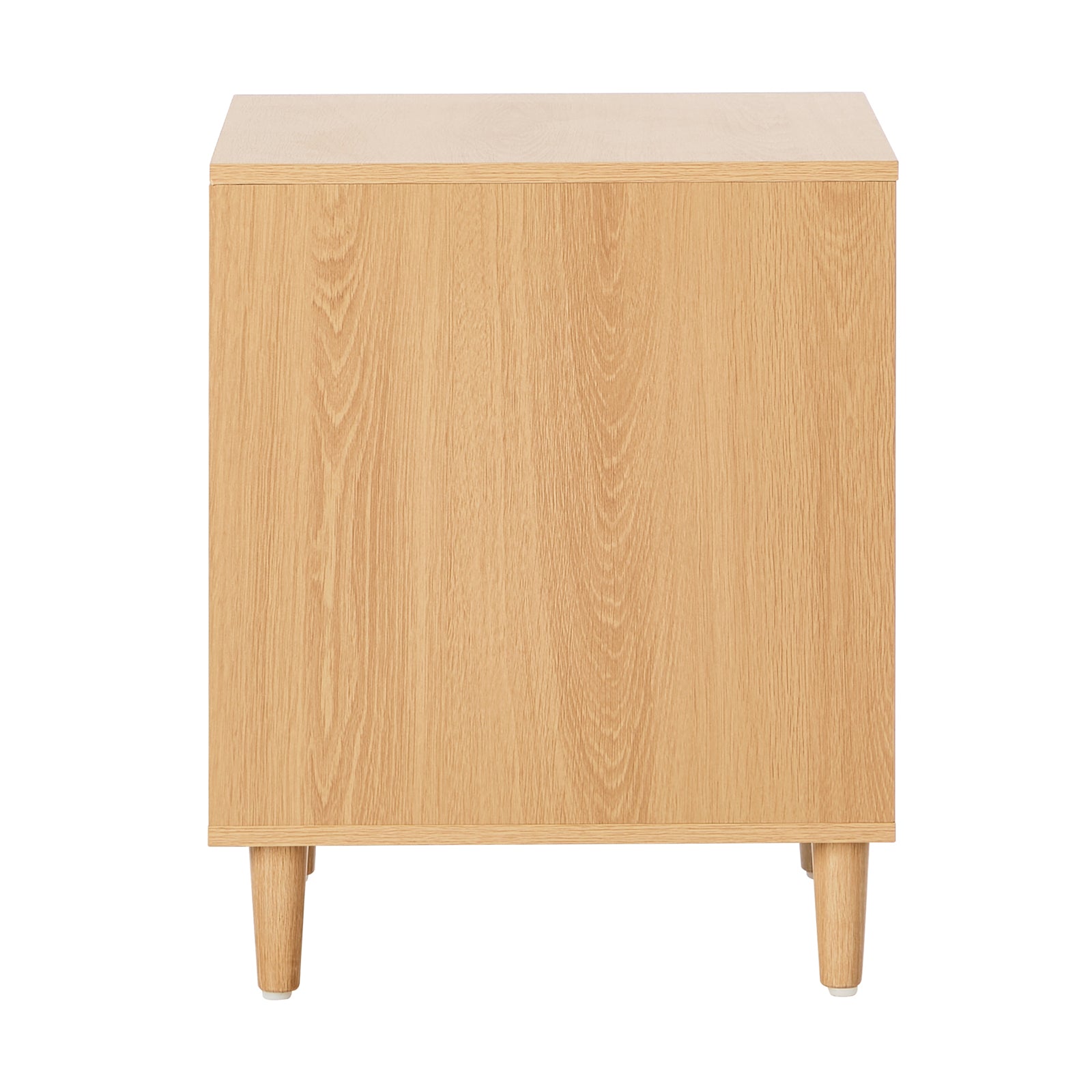 Oikiture Pet Storage Cabinet Cat House Side Table Hidden Litter Box Natural