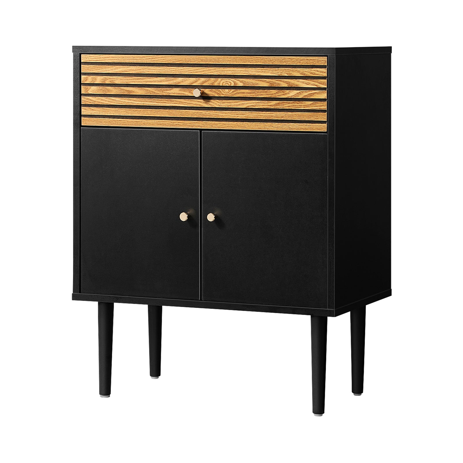 Oikiture Sideboard Buffet Storage Cabinet Hallway Kitchen Cupboard Drawers Table - Sunyee