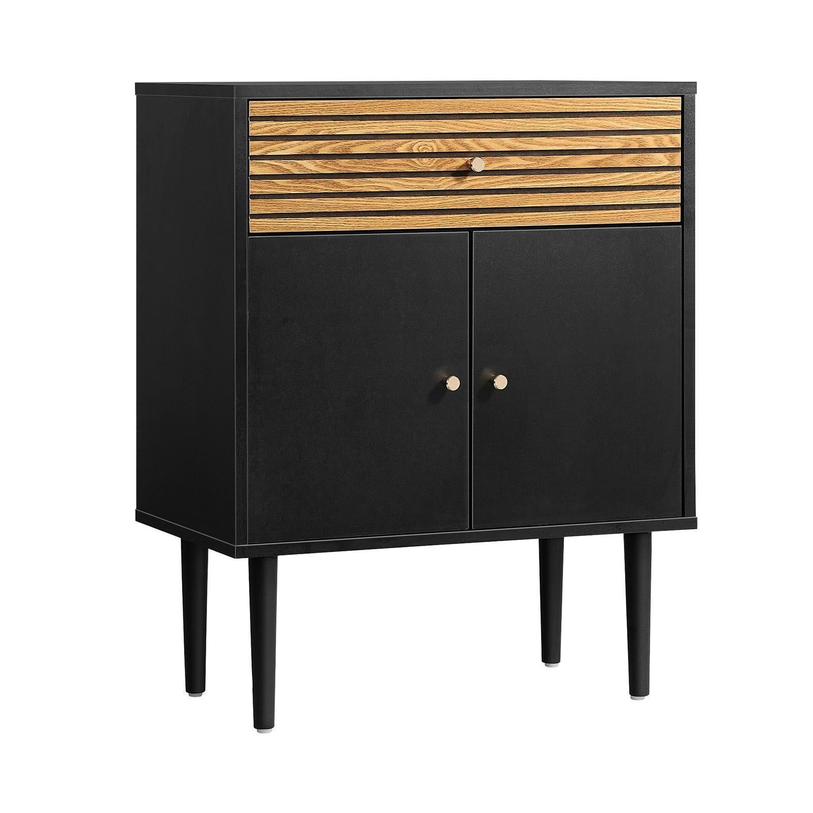 Oikiture 2x Sideboard Buffet Storage Cabinet Hallway Kitchen Cupboard Drawers - Sunyee