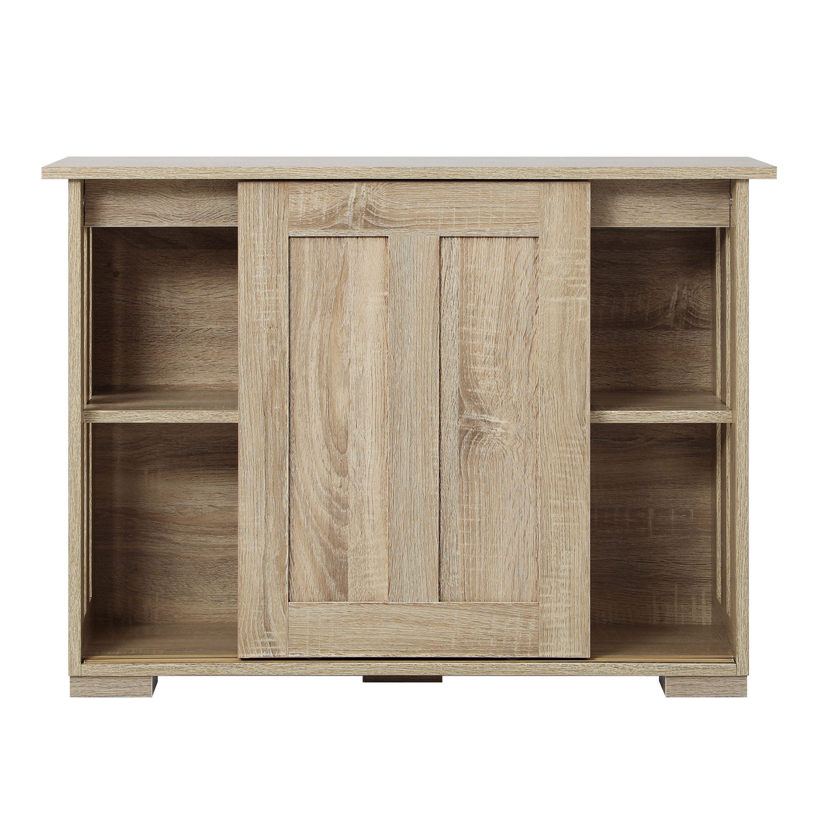 Oikiture Buffet Sideboard Cabinet Doors Storage Kitchen Cupboard Hallway Table