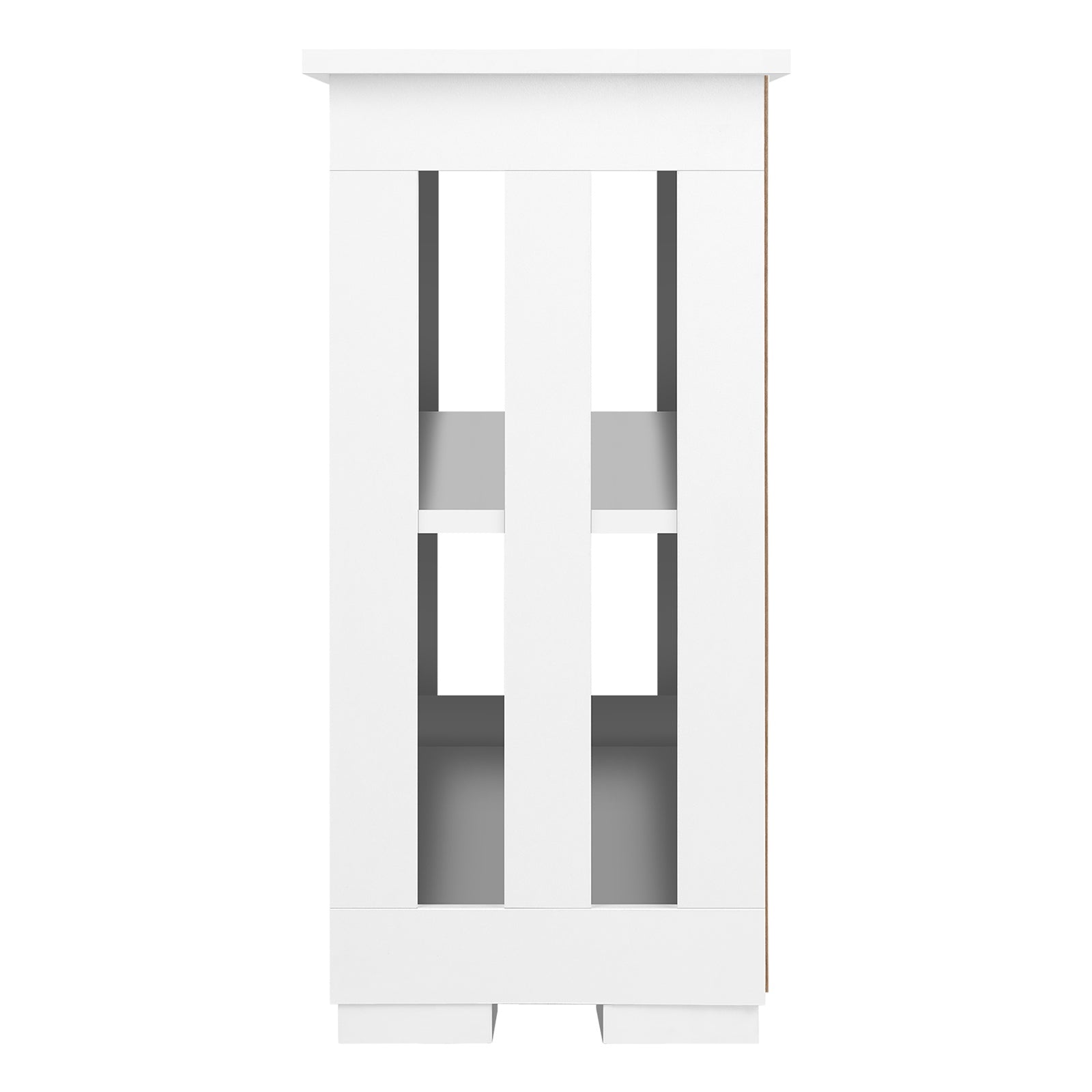 Oikiture Buffet Sideboard Cabinet Doors Storage Cupboard Hallway Table White - Sunyee