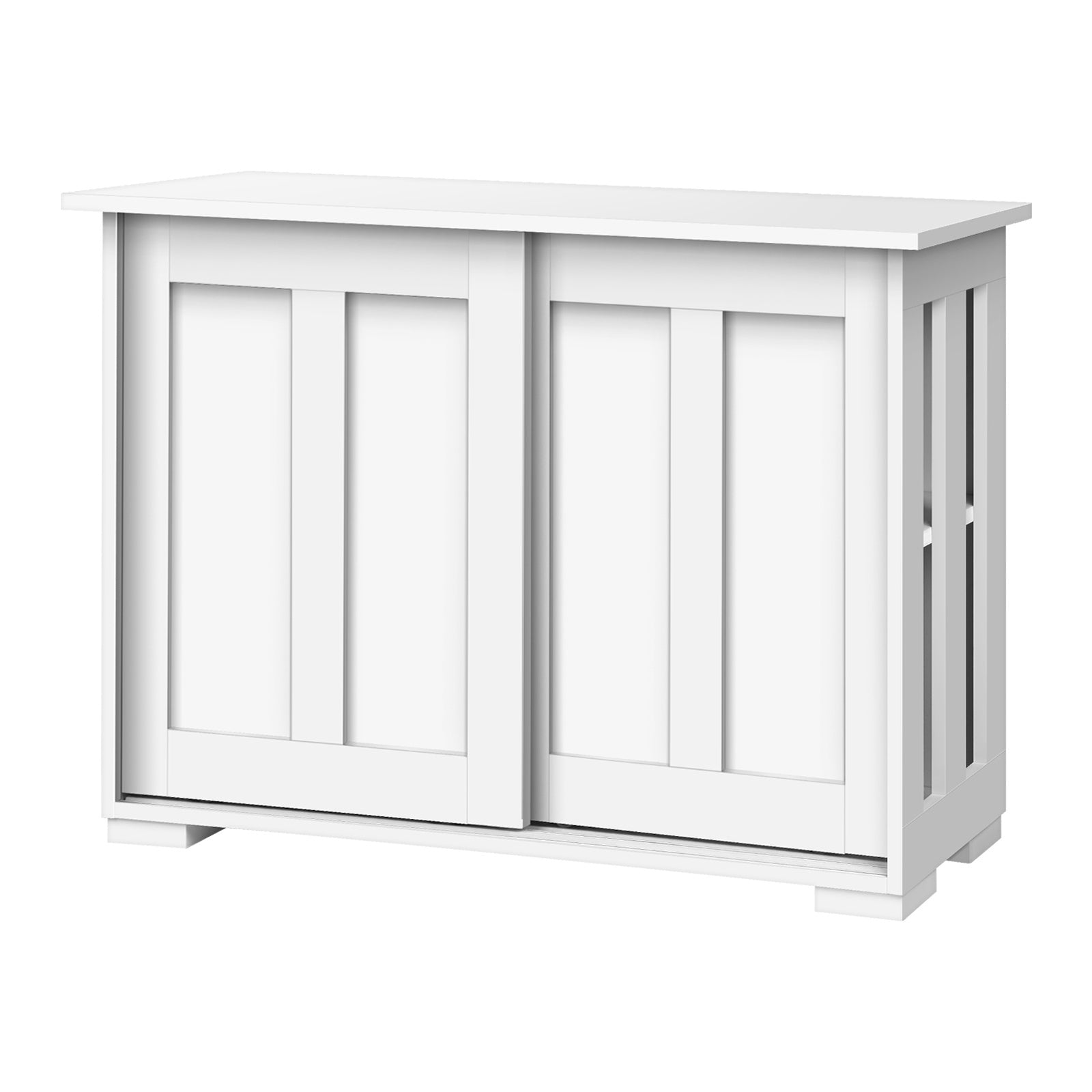 Oikiture Buffet Sideboard Cabinet Doors Storage Kitchen Cupboard Hallway Table
