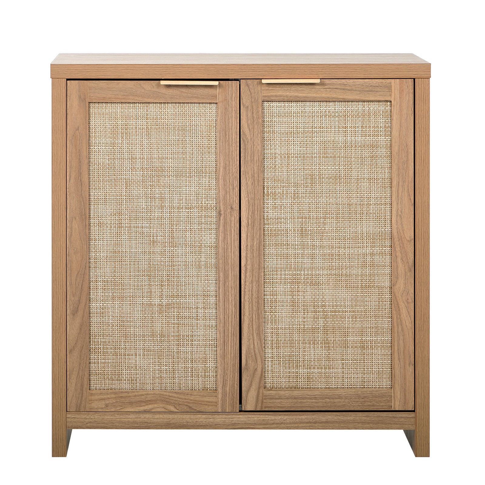 Oikiture Buffet Sideboard Rattan Storage Cabinet Cupboard Kitchen Hallway Table - Sunyee