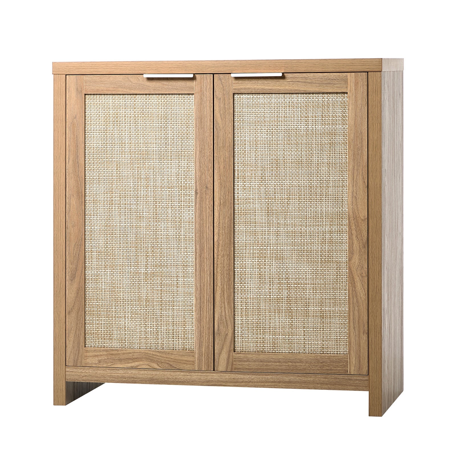 Oikiture Buffet Sideboard Rattan Storage Cabinet Cupboard Kitchen Hallway Table - Sunyee