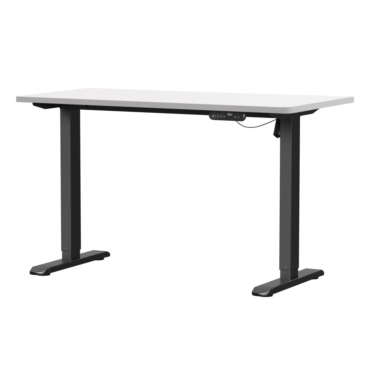 Oikiture 120CM Electric Standing Desk Single Motor Frame with Tabletop 3 Colour