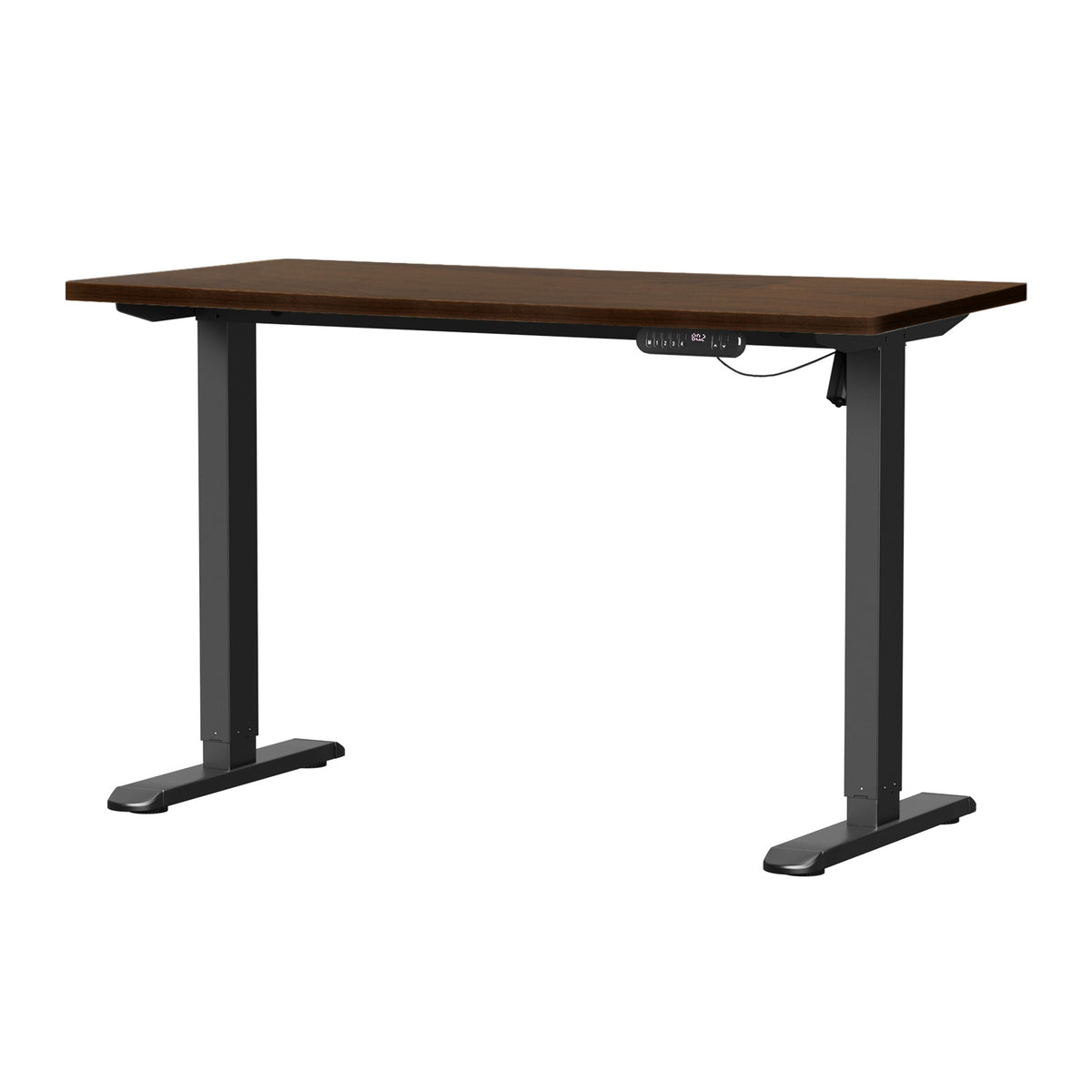 Oikiture 120CM Electric Standing Desk Single Motor Frame with Tabletop 3 Colour