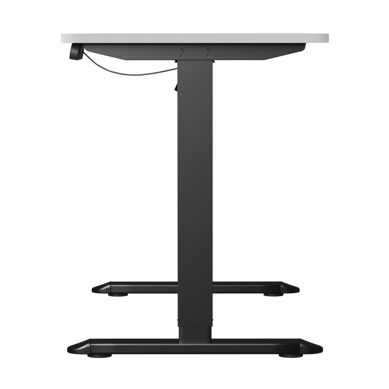 Oikiture Electric Standing Desk Single Motor Black Frame 140CM Tabletop - Sunyee
