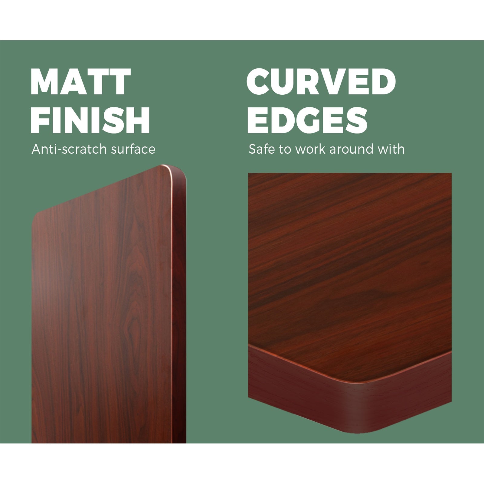 Oikiture Standing Desk Height Adjustable Electric Motorised Office Stand Table - Sunyee