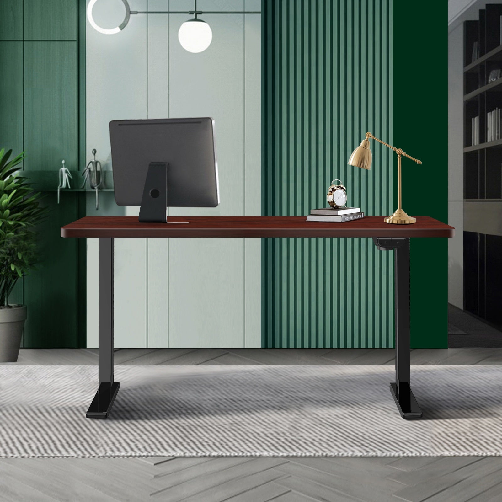 Oikiture Standing Desk Height Adjustable Electric Motorised Office Stand Table - Sunyee