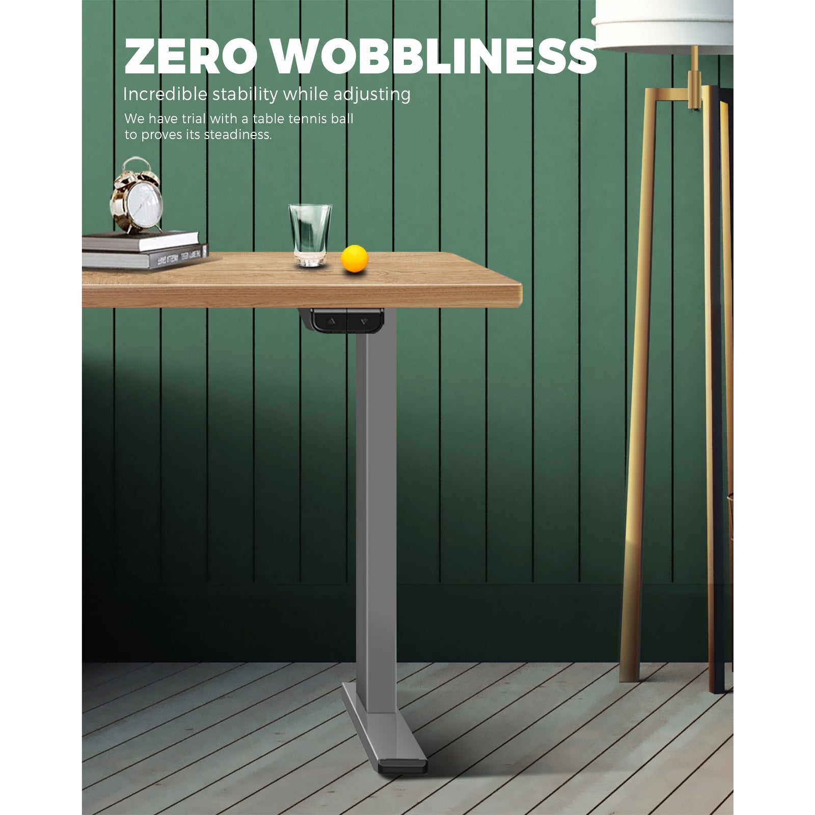 Oikiture Standing Desk Electric Sit Stand Up Motorised Adjustable Height Office - Sunyee