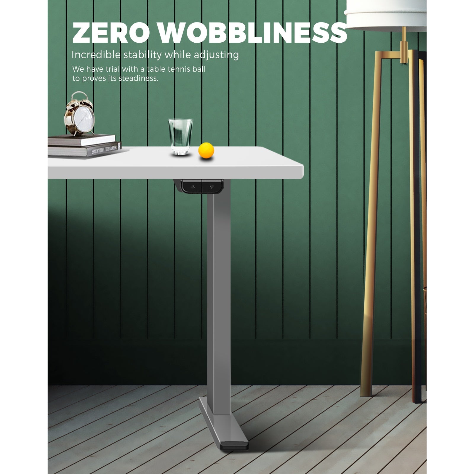 Oikiture Standing Desk Electric Sit Stand Up Motorised Adjustable Height Office - Sunyee