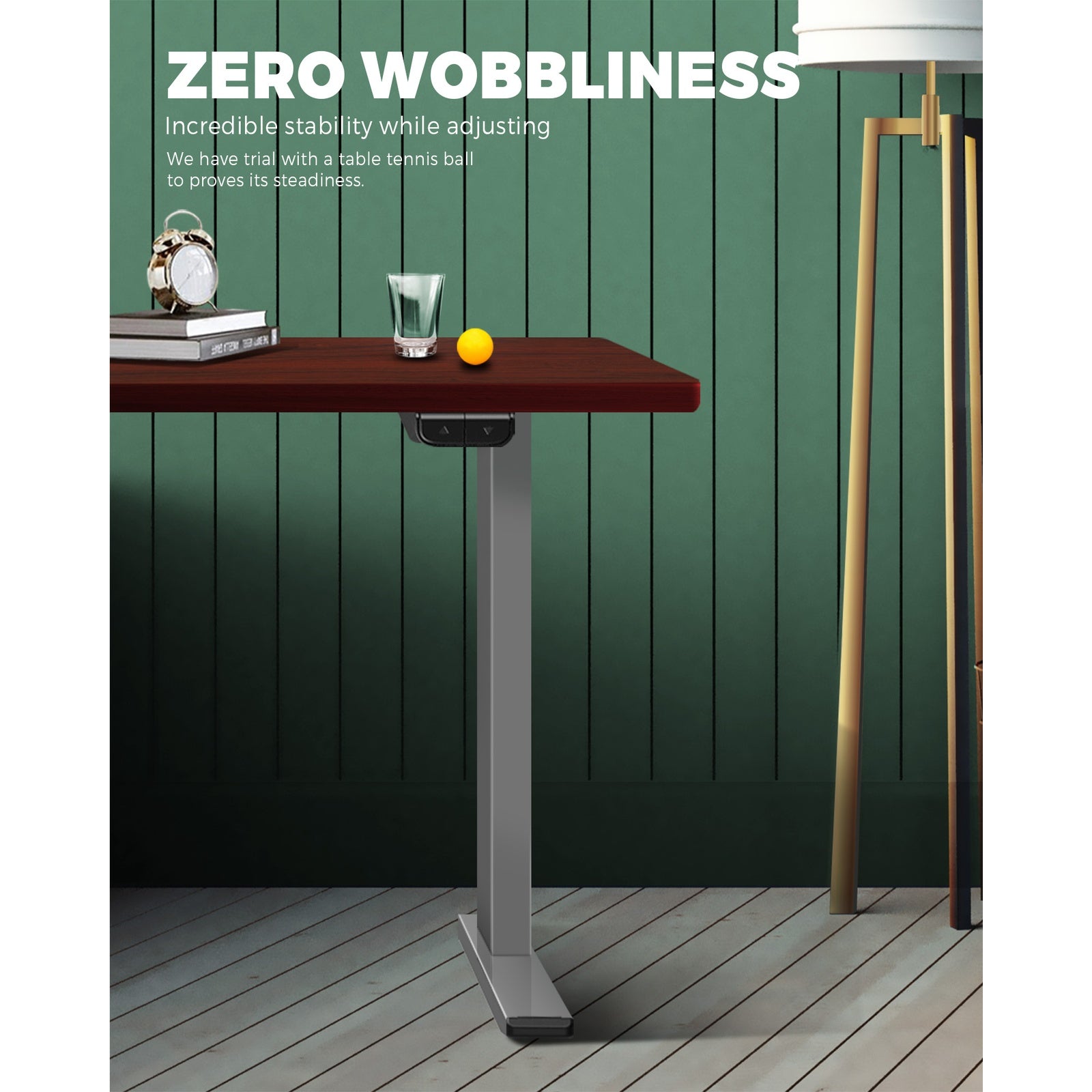 Oikiture Standing Desk Adjustable Height Electric Sit Stand Home Office Table - Sunyee
