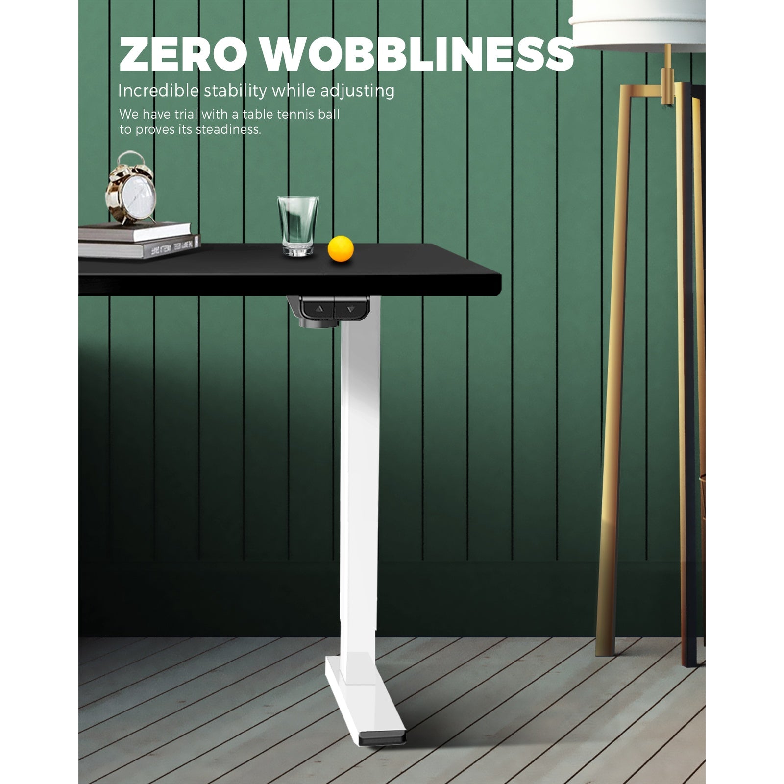 Oikiture Standing Desk Height Adjustable Motorised Electric Sit Stand Table - Sunyee