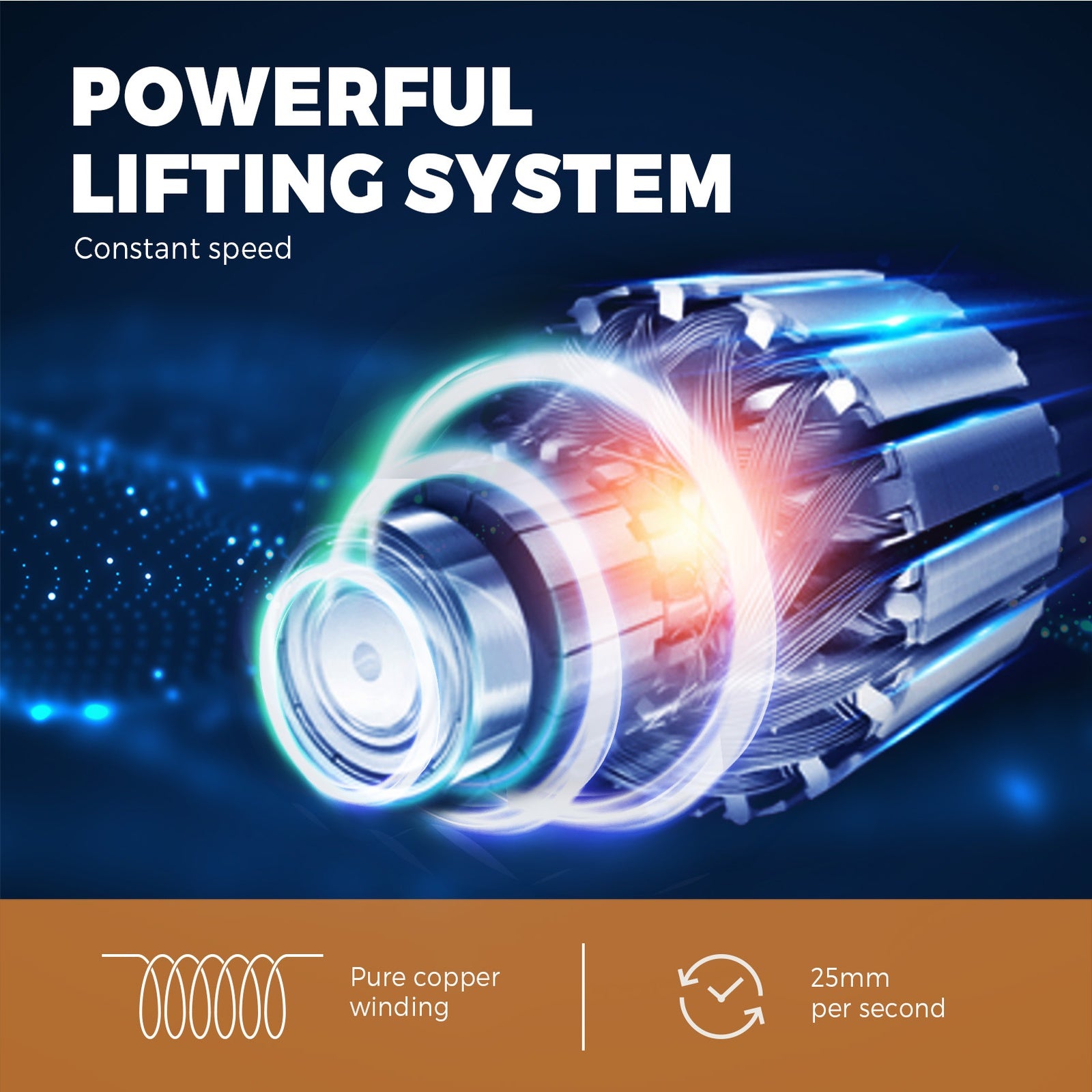 Oikiture Standing Desk Motorised Electric Sit Stand Table Riser Walnut - Sunyee