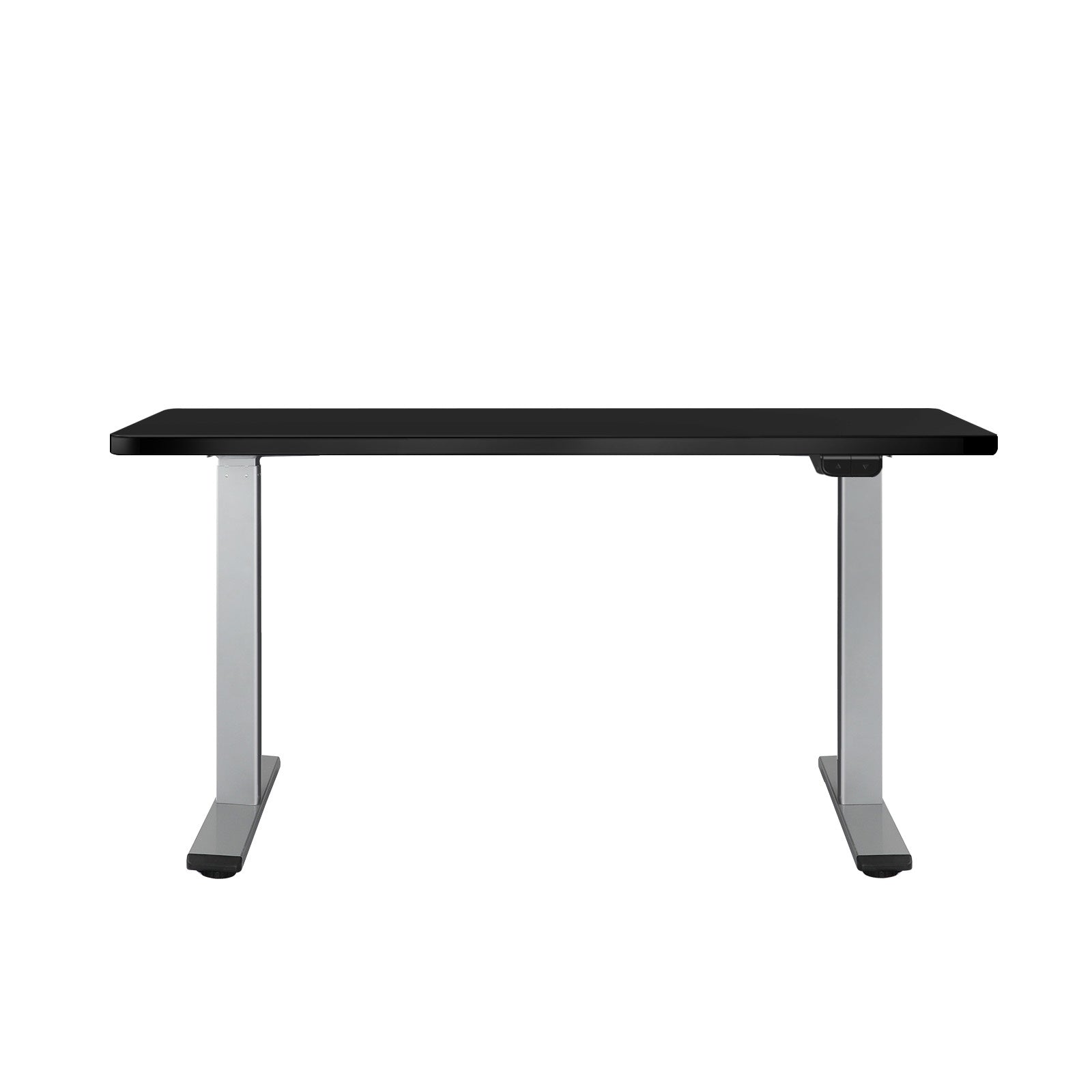 Oikiture Standing Desk Electric Dual Motor Sit Stand Up Height Adjustable Black - Sunyee