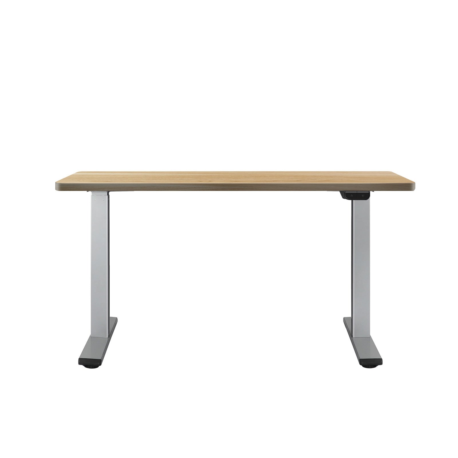 Oikiture Standing Desk Height Adjustable Dual Motor Electric Sit Stand Table Oak - Sunyee