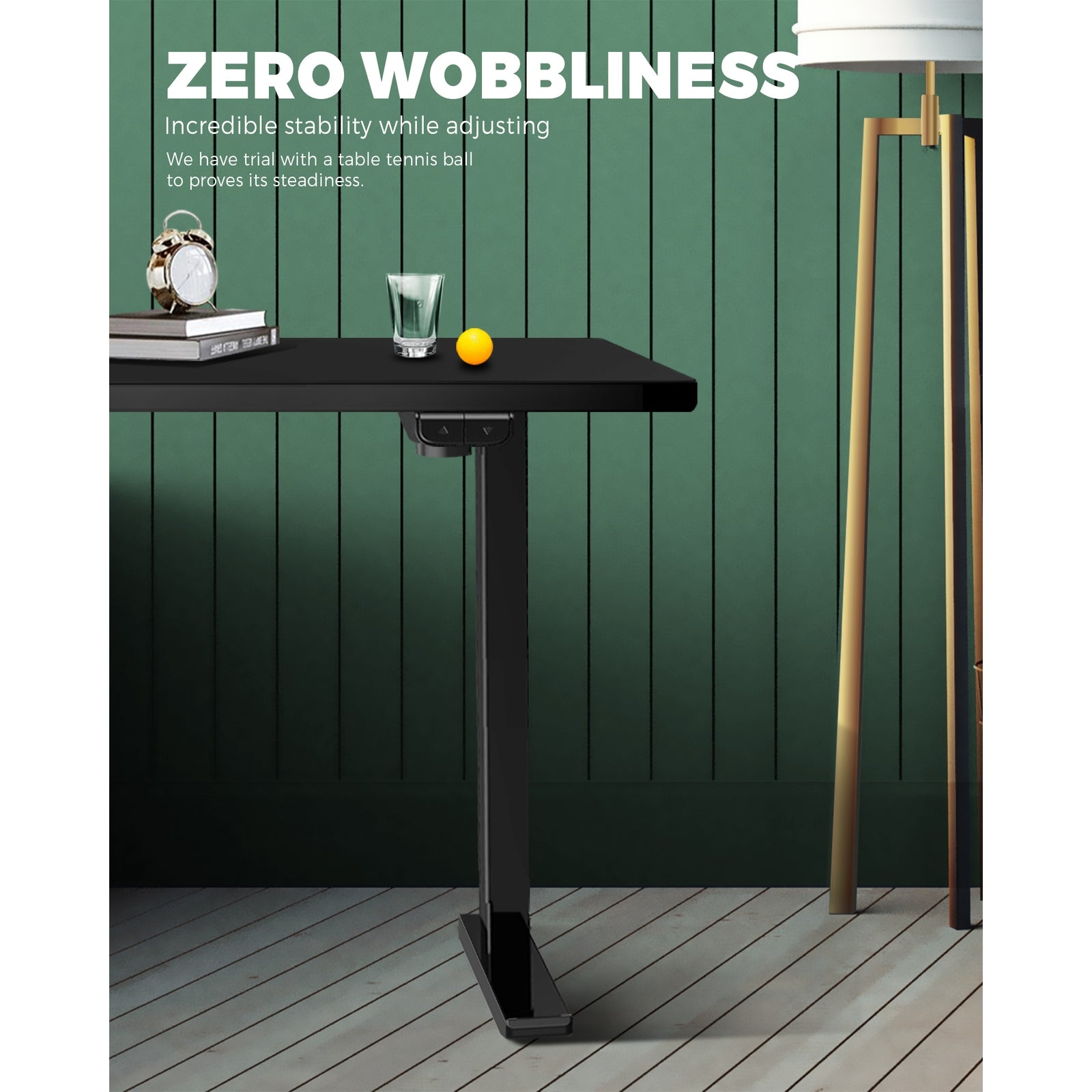 Oikiture Standing Desk Height Adjustable Sit Stand Motorised Electric Frame Only