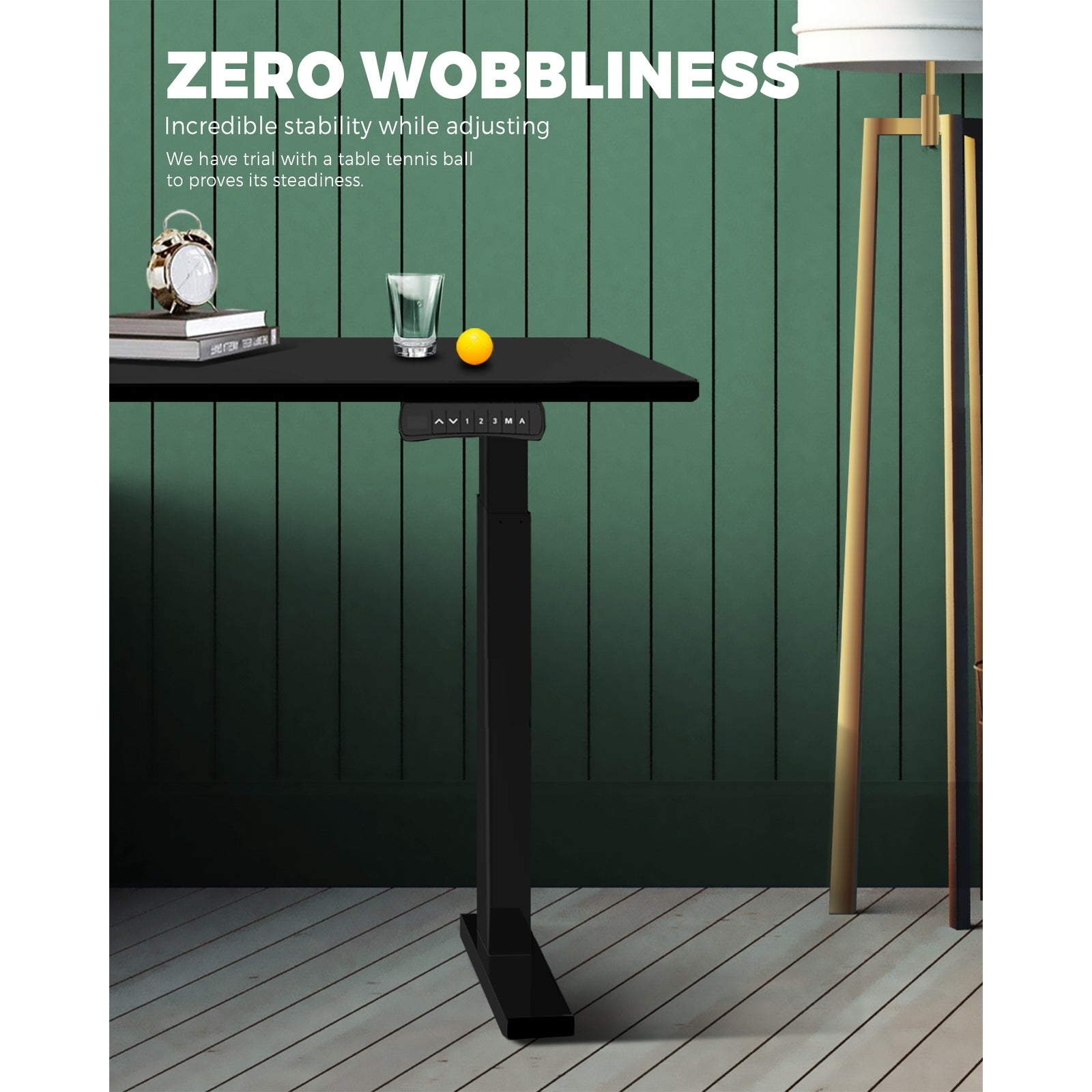 Oikiture Standing Desk Sit Stand Height Adjustable Office Table Dual Motor Frame - Sunyee