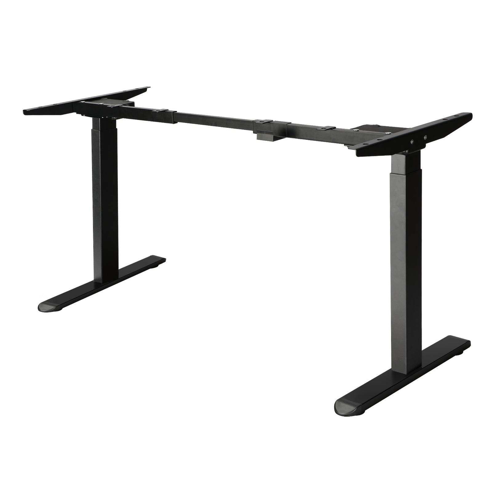 Oikiture Standing Desk Frame Only Height Adjustable Motorised Dual Motor Black - Sunyee