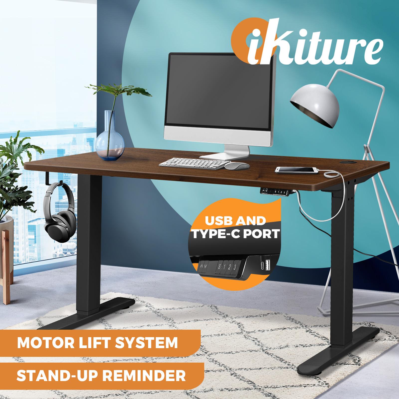 Oikiture Standing Desk Height Adjustable Motorised Electric Sit Stand Table - Sunyee