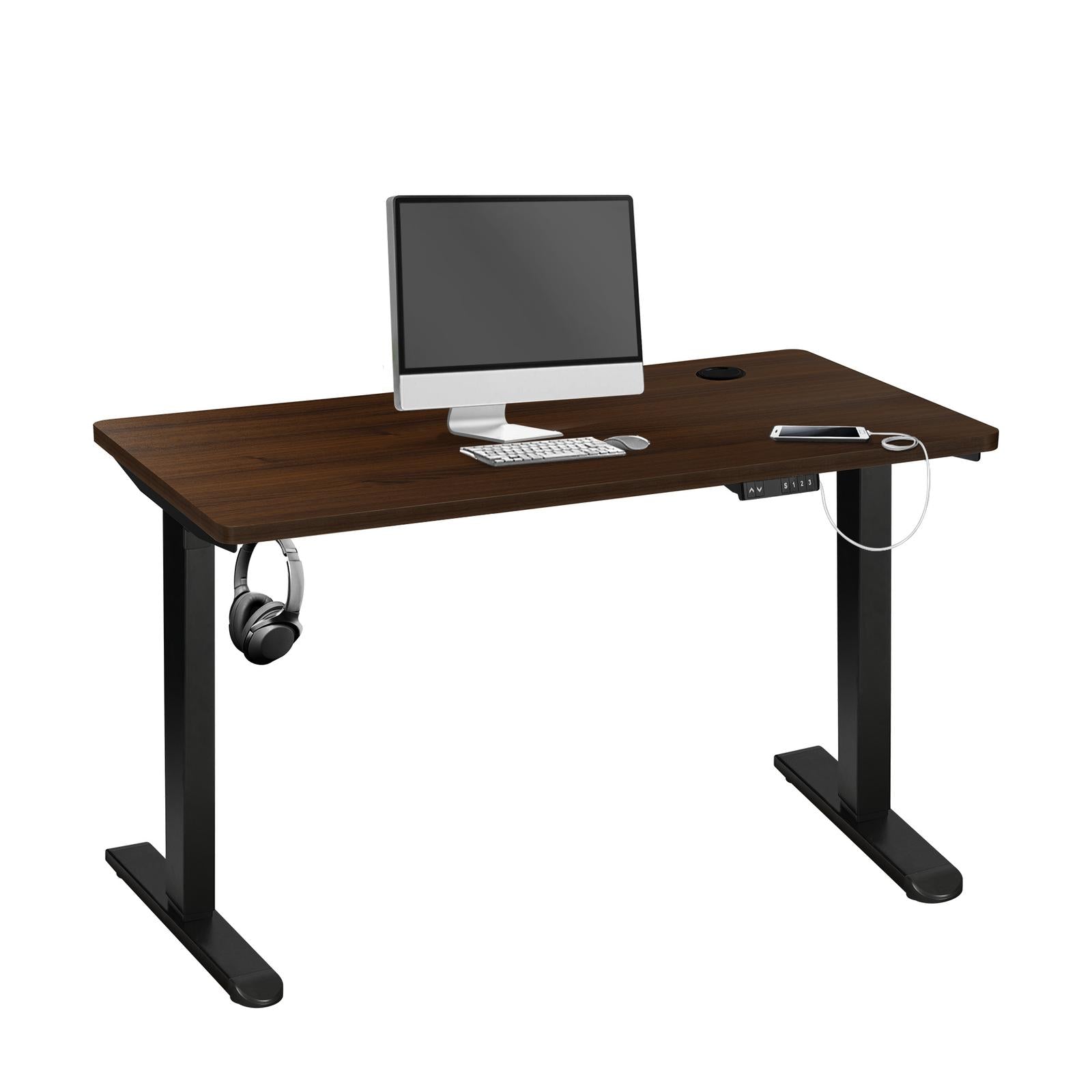 Oikiture Standing Desk Height Adjustable Motorised Electric Sit Stand Table - Sunyee