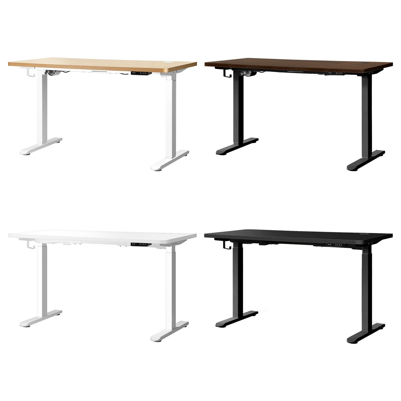 Oikiture Electric Standing Desk Dual/Single Motor 120-160CM 4 Colours - Sunyee