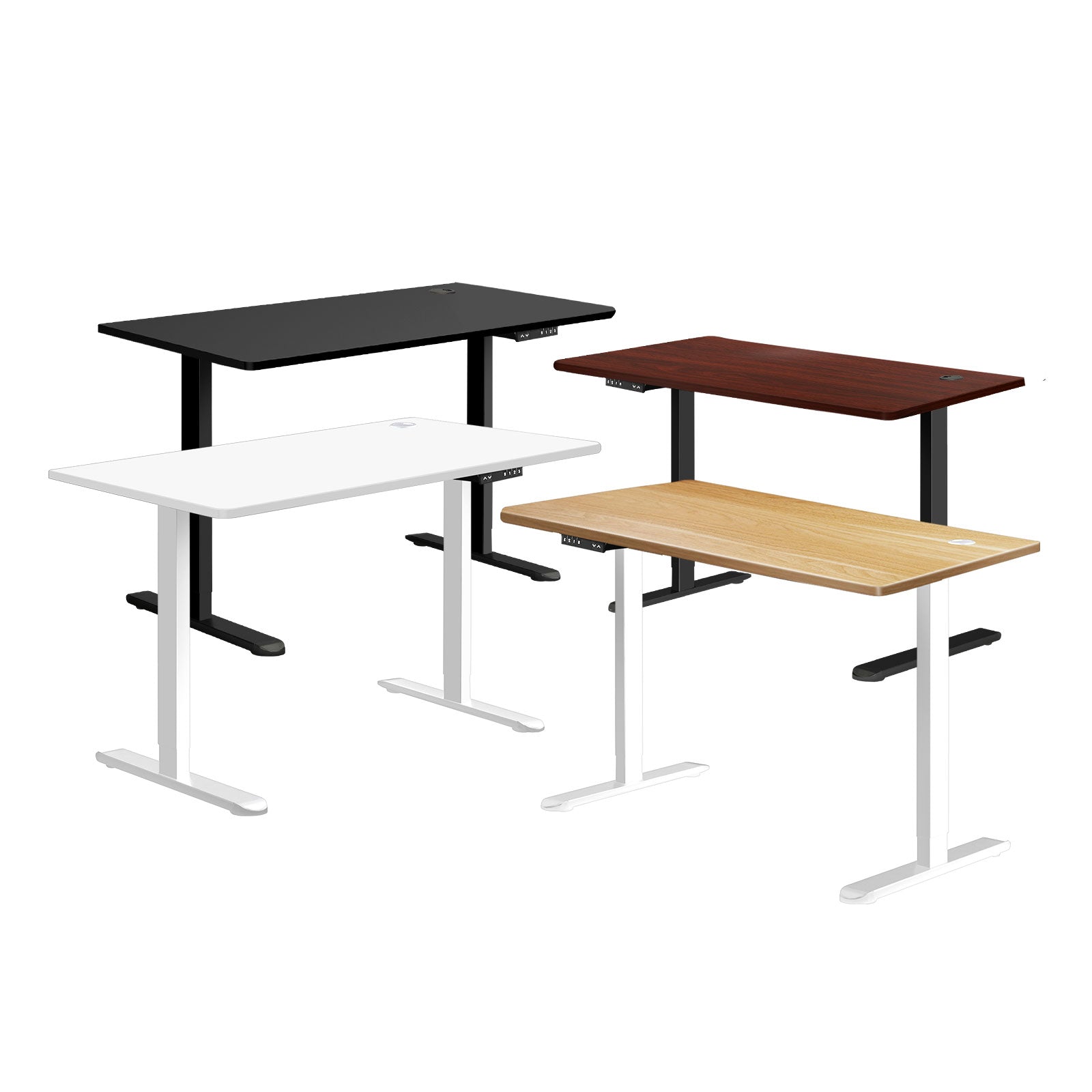 Oikiture Standing Desk Height Adjustable Motorised Electric Sit Stand Table - Sunyee