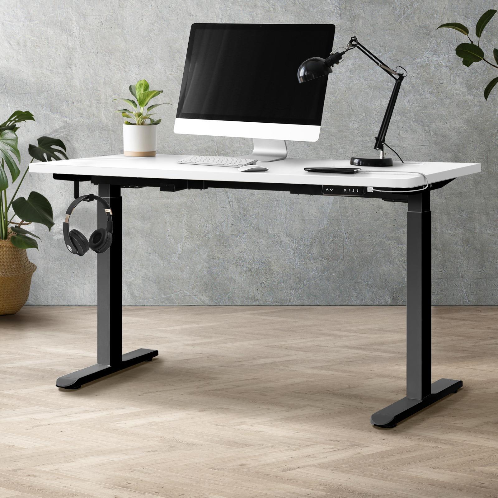 Oikiture Electric Standing Desk Motorised Height Adjustable Sit Stand Table - Sunyee