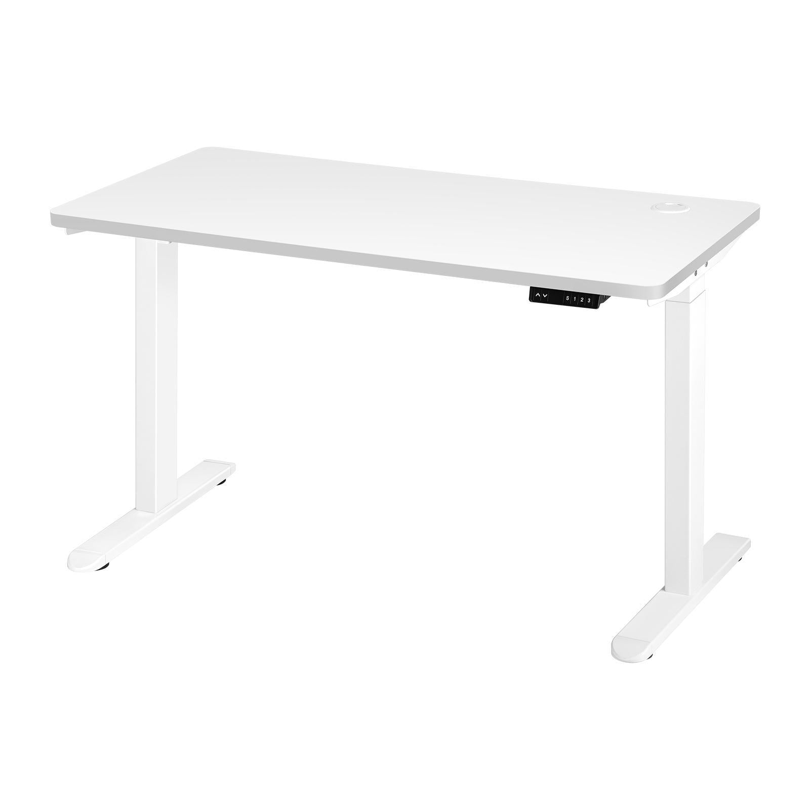 Oikiture Electric Standing Desk Motorised Height Adjustable Office Desk USB Port - Sunyee