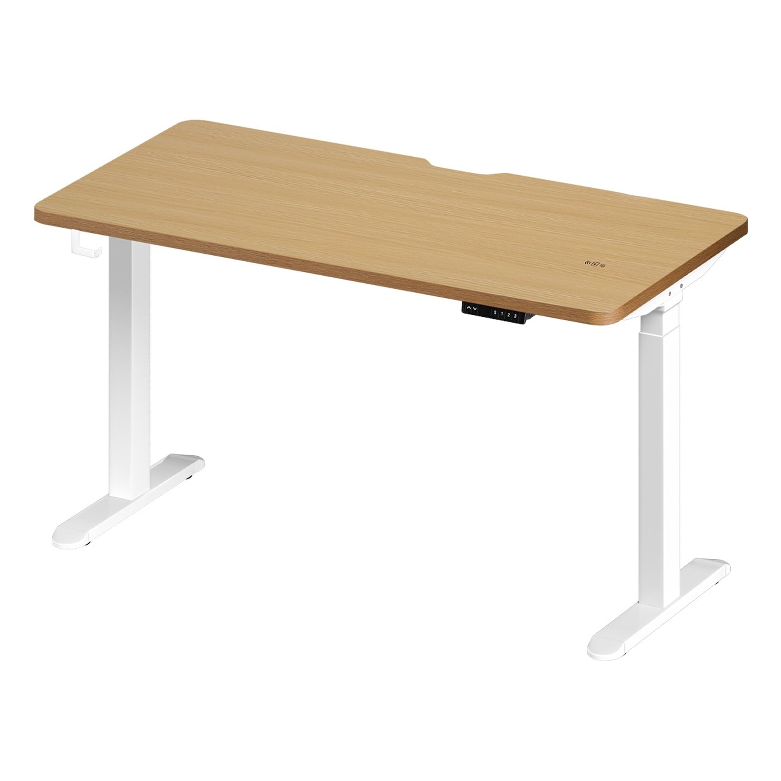 Oikiture Electric Standing Desk With Wireless Charging Dual Motor 140CM