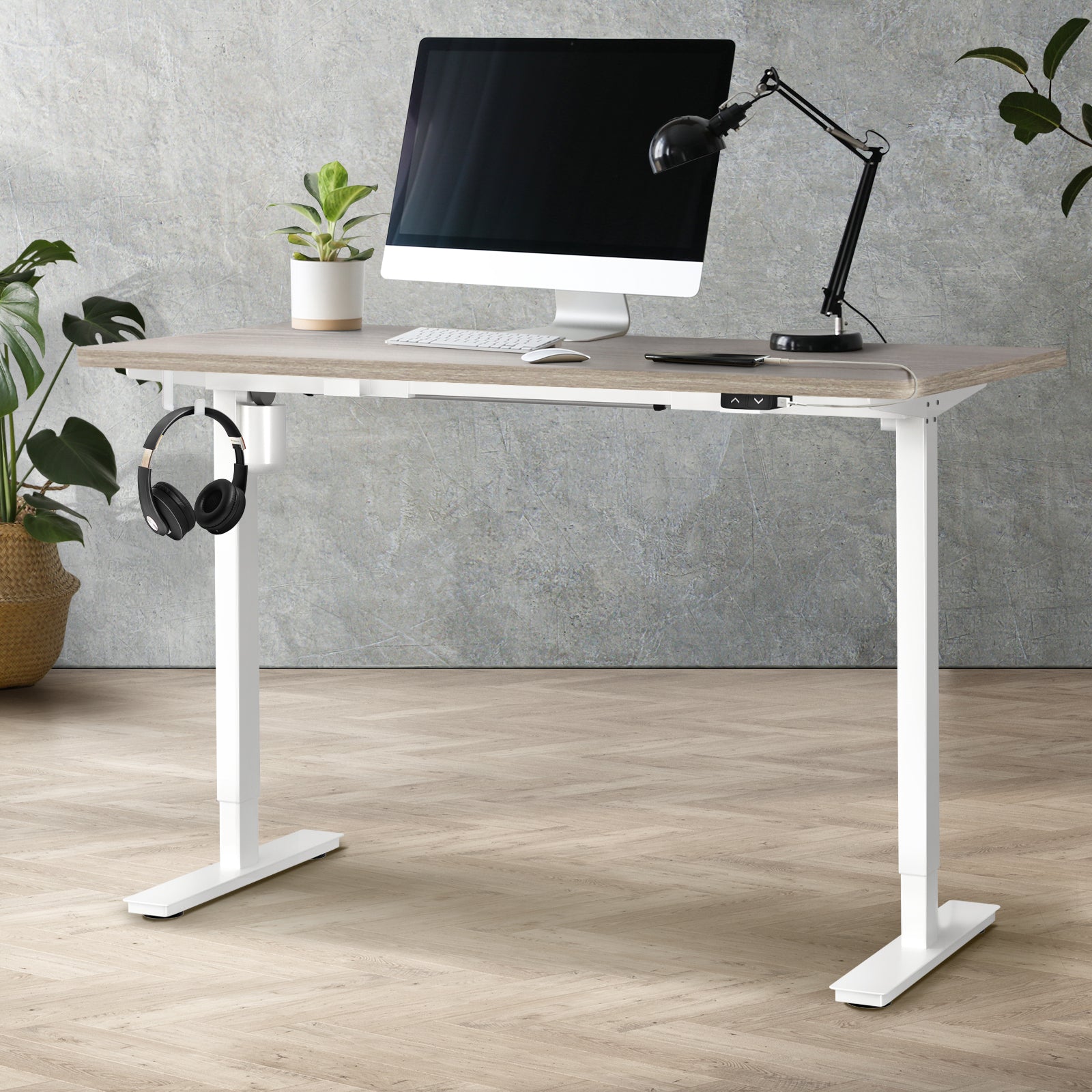 Oikiture Electric Standing Desk Single Motor 120/140/150cm - Sunyee