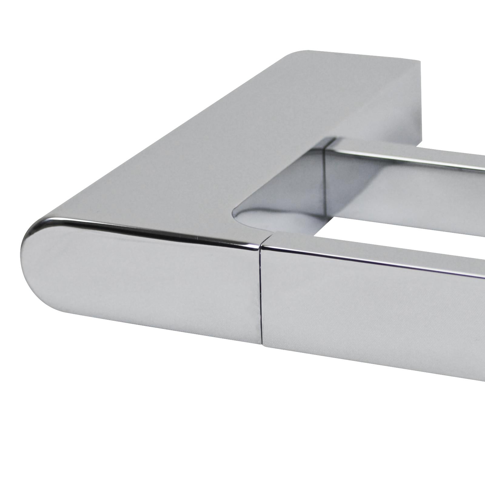 Double Towel Rail 70cm Rack Bar Holder Bathroom Accessories Chrome - Sunyee