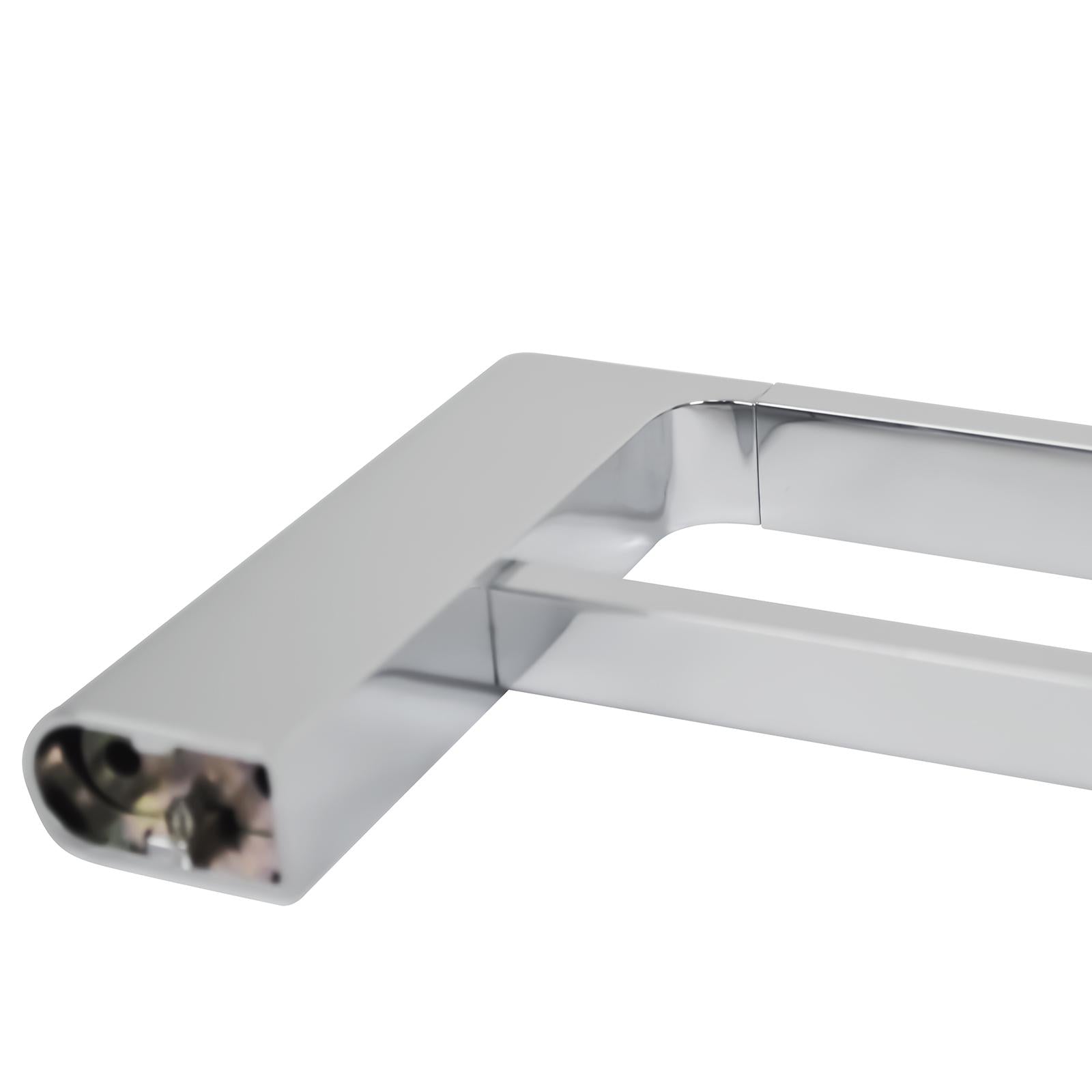 Double Towel Rail 70cm Rack Bar Holder Bathroom Accessories Chrome - Sunyee