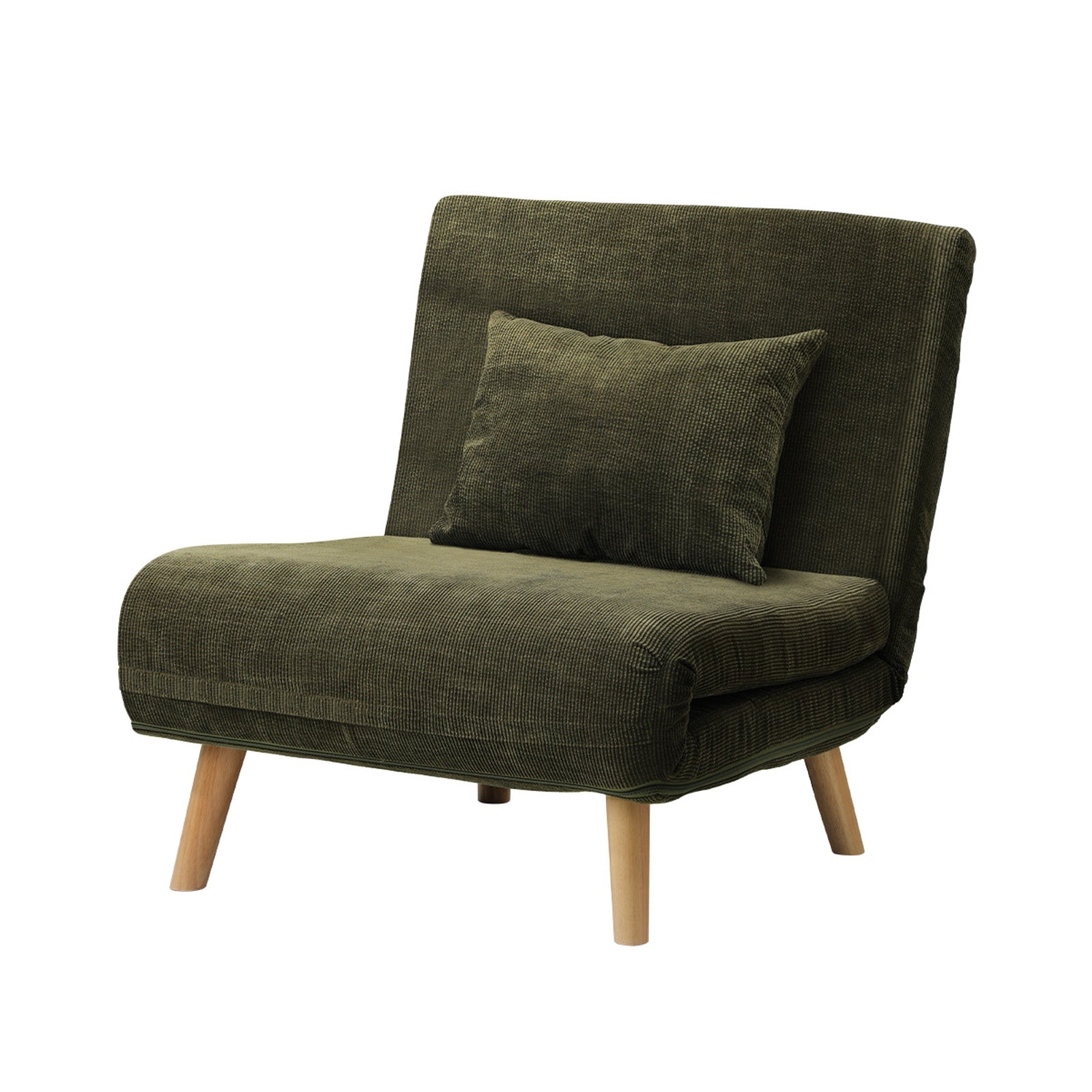 Oikiture Folding Sofa Bed Lounge Singe Chair Recliner Chaise Leisure Couch - Sunyee