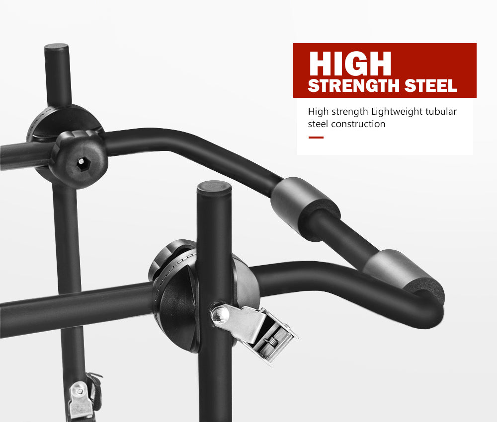 Fieryred 3 Bike Rack Bicycle Carrier Car Rear Universal Trunk Foldable - Sunyee