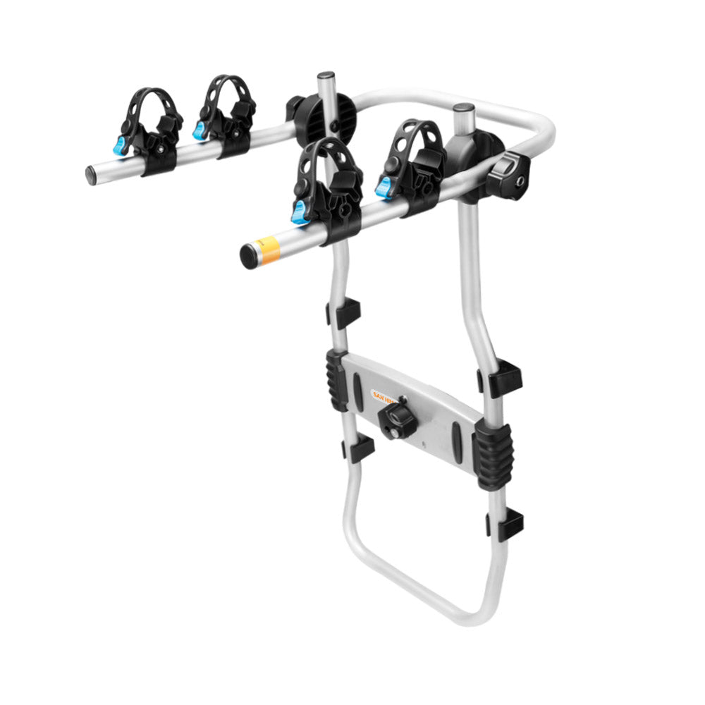 San Hima 2 Bike Carrier Spare Tire Rack Foldable Bicycle Bike Rack Rear Car - Sunyee