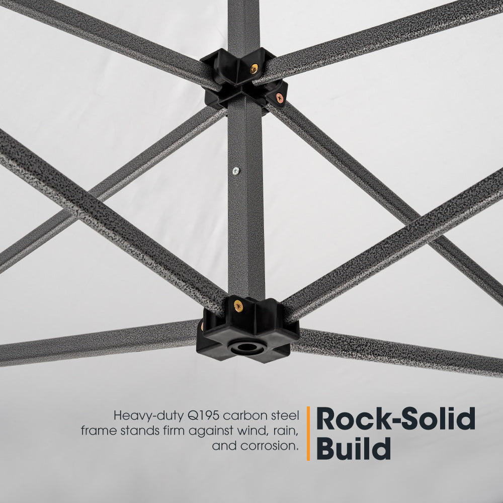 San Hima Portable Gazebo 3m x 6m Folding Pop Up Heavy Duty Steel Frame Camping - Sunyee