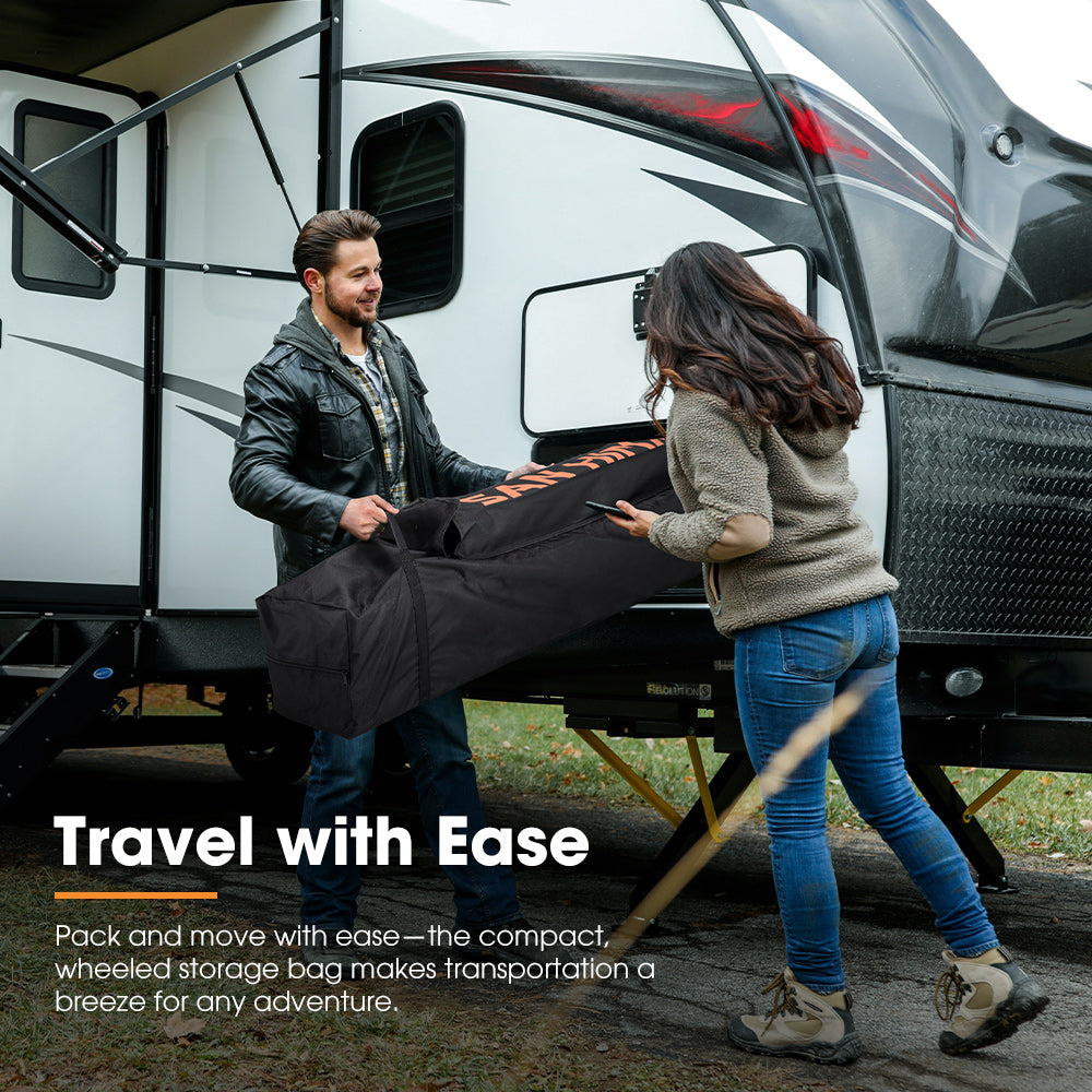 San Hima Portable Gazebo 3m x 6m Folding Pop Up Heavy Duty Steel Frame Camping - Sunyee