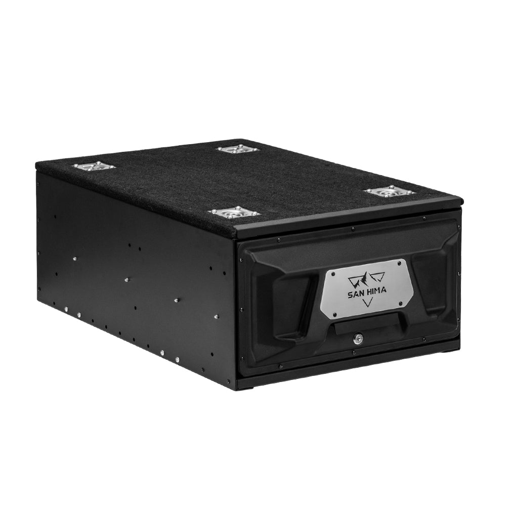 San Hima Lightweight 700/900/1300mm 4WD Rear Drawer & Wing Kit Storage Lockable - Sunyee