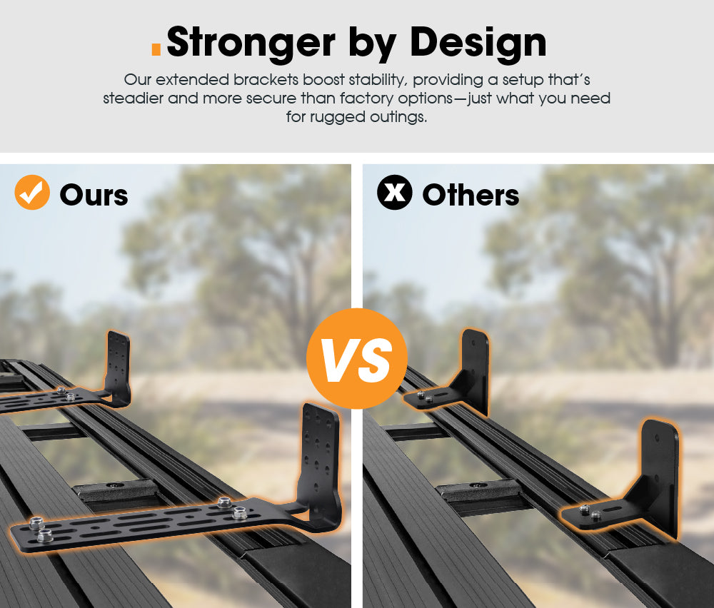 San Hima Long Awning "L" Bracket For 180 & 270 Awnings Powder Coated Steel - Sunyee