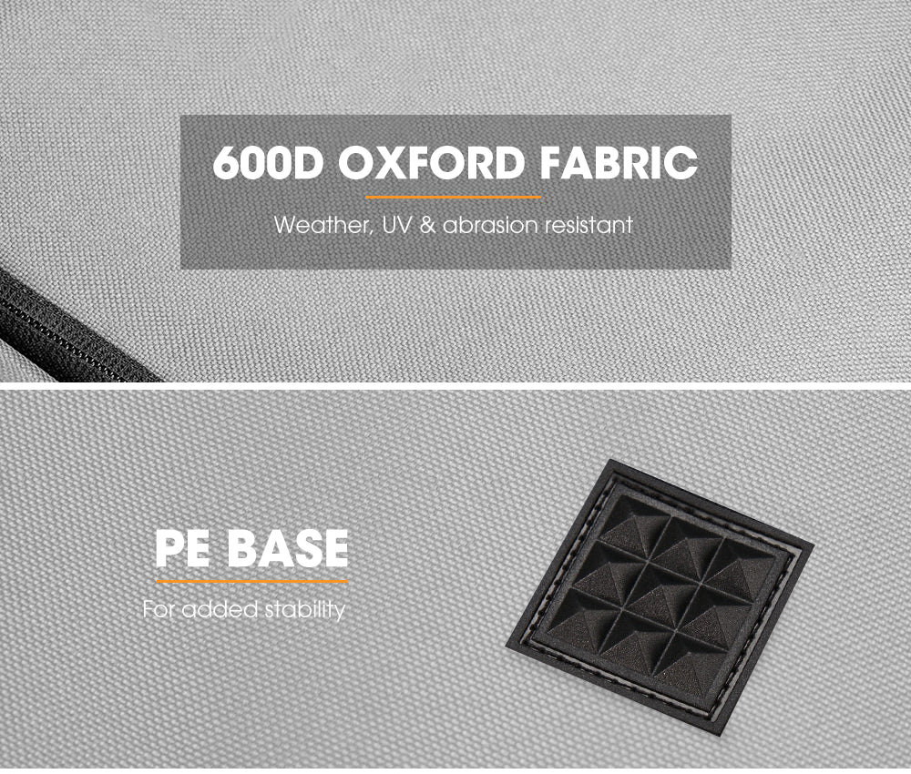 San Hima Tough Canvas Bag Camping Storage Bag Weather Resistant 4WD 40cmx40cmx16cm - Sunyee