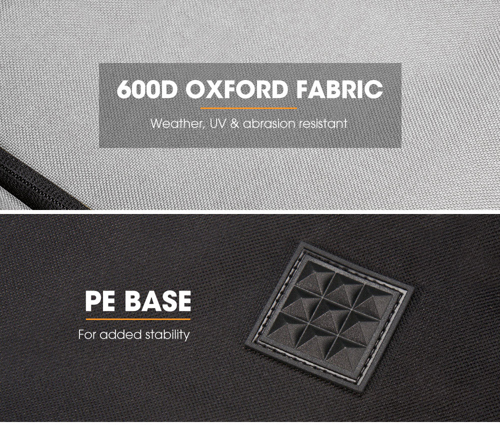 San Hima Canvas Storage Bag Camping Storage Bag Weather Resistant Camping 4WD 60cmx20cmx16cm - Sunyee