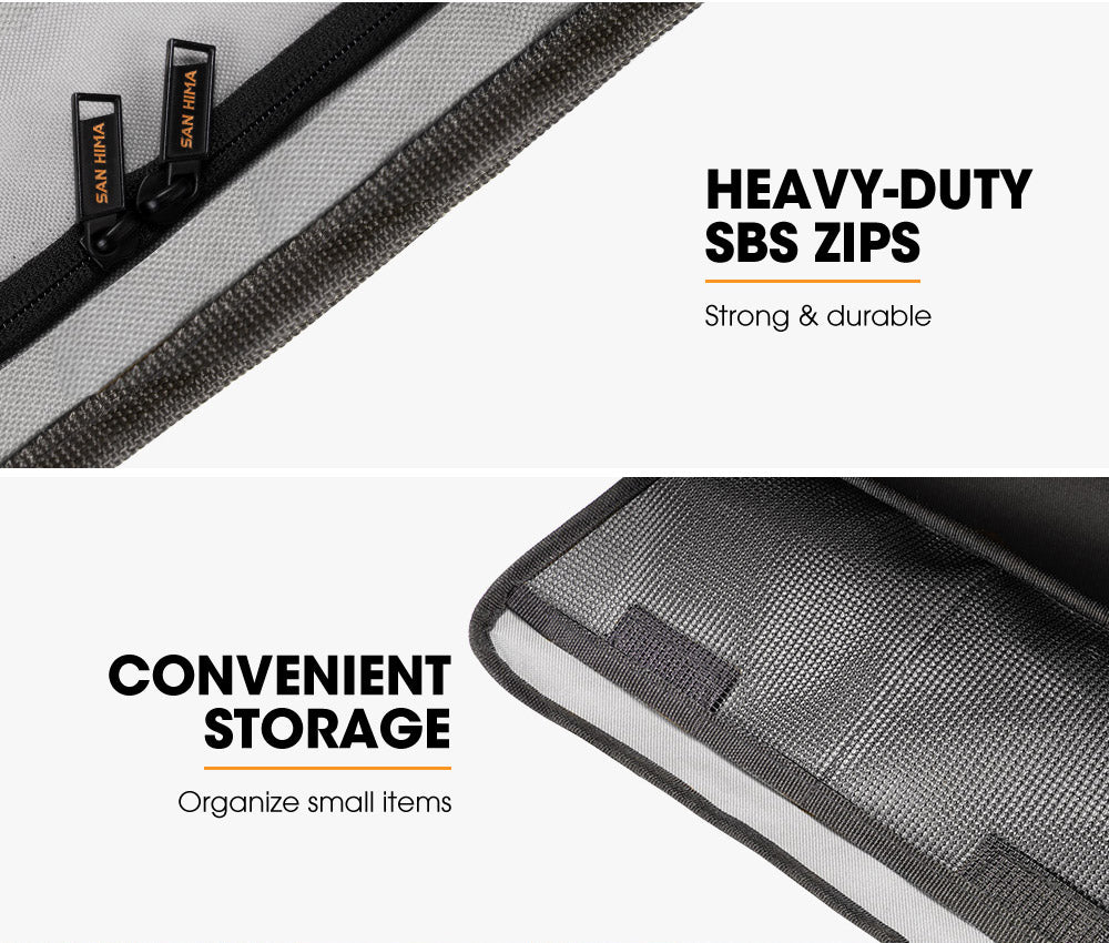 San Hima Canvas Storage Bag Camping Storage Bag Weather Resistant Camping 4WD 60cmx20cmx16cm - Sunyee