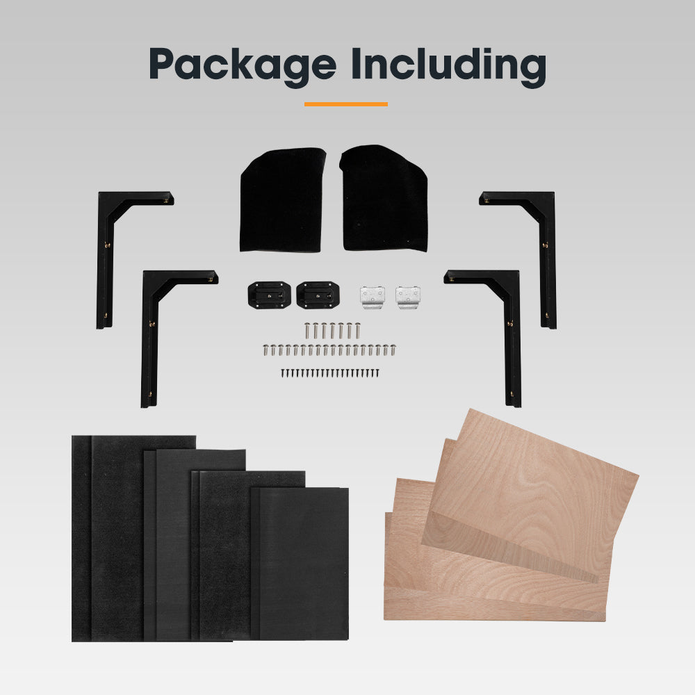 San Hima Universal Drawer Wing Kit DIY Fit 1300mm 4WD Rear Drawer - Sunyee