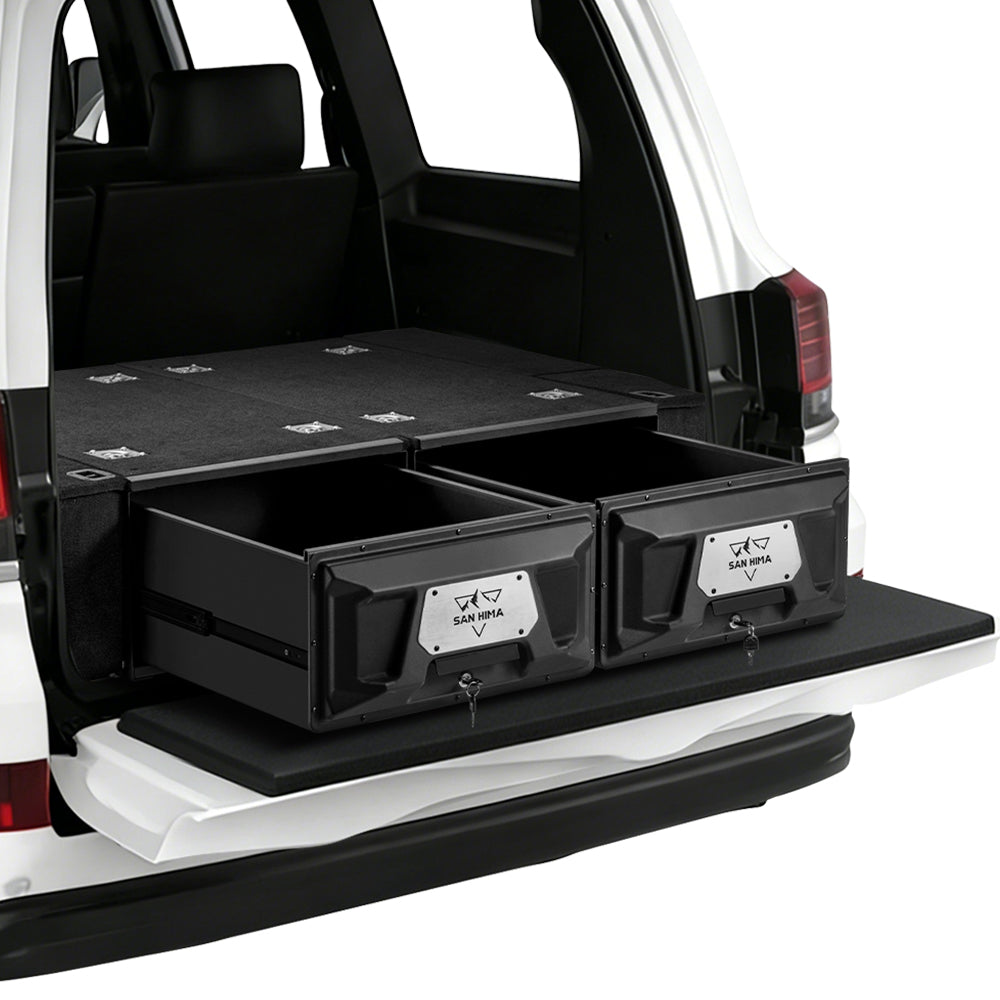San Hima 2X 900mm Lightweight 4WD Rear Drawer Kit Fit Toyota Landcruiser 200 - Sunyee