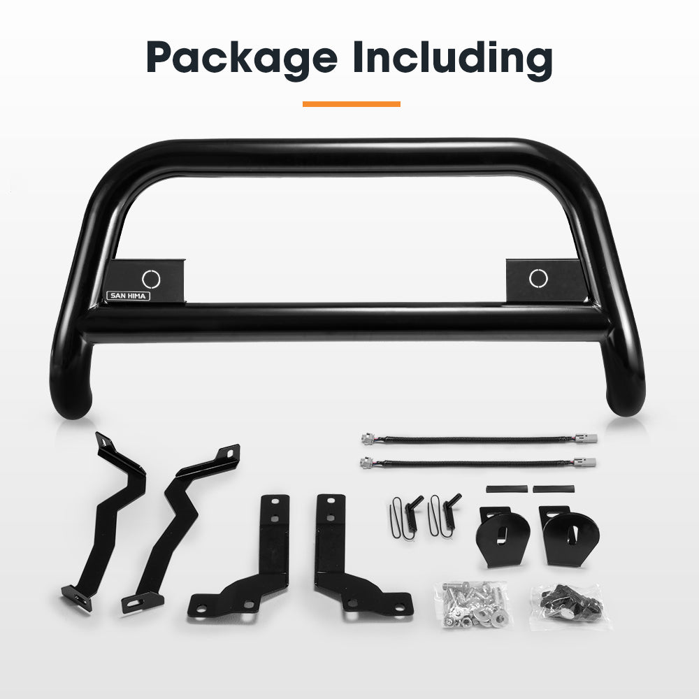 San Hima Nudge Bar 3" Grille Guard For Toyota HiLux N90 2026-On Black