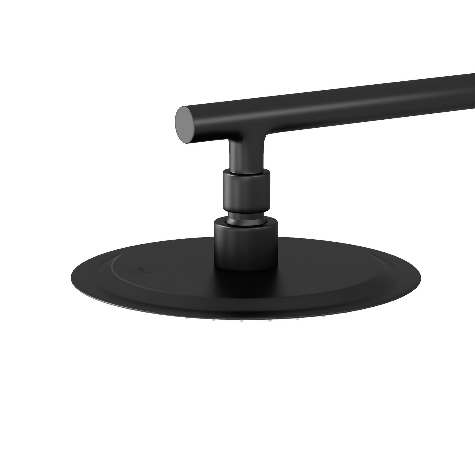 Welba 10" Rain Shower Head Set Round 3-Mode Handheld Shower Rail Set Black - Sunyee