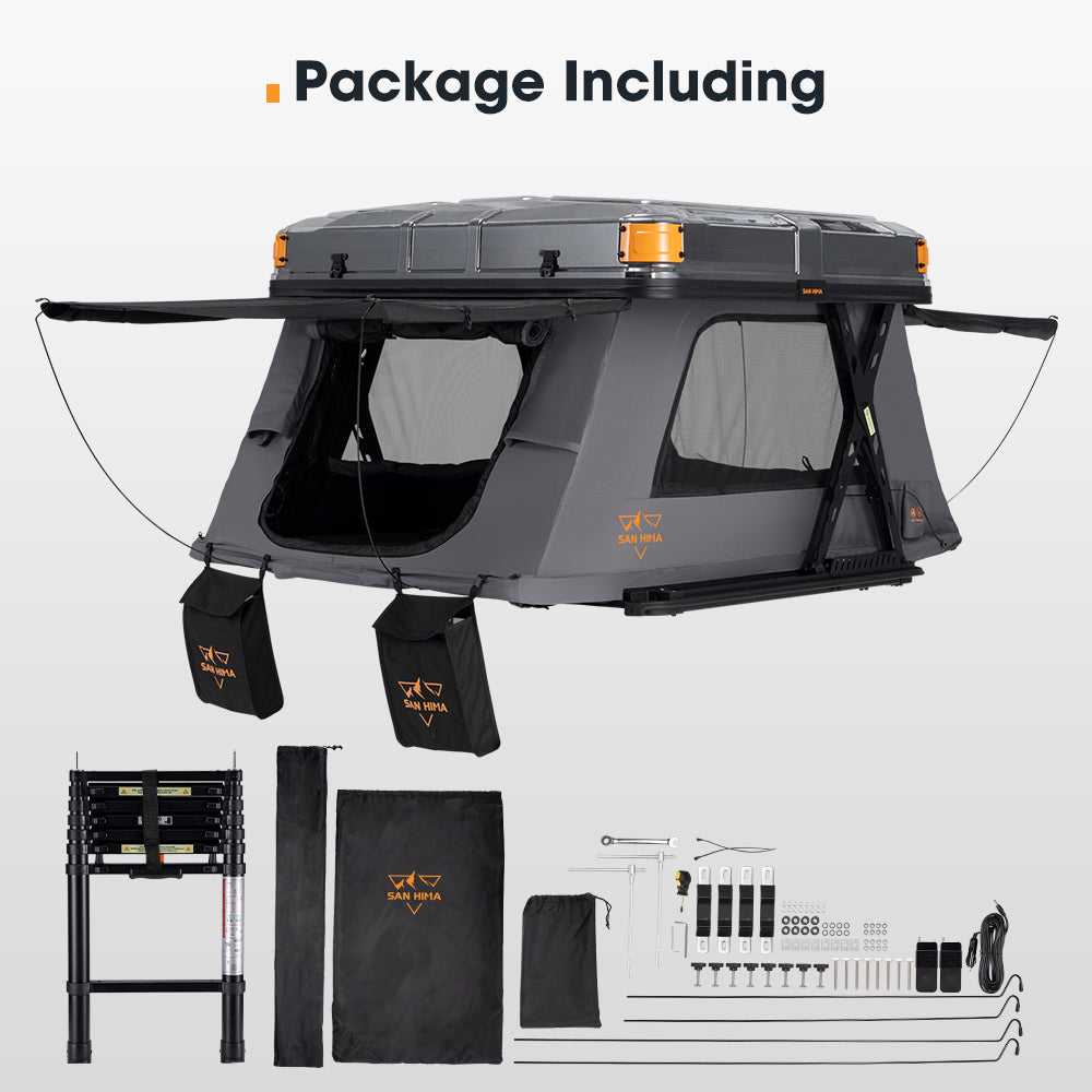 San Hima Kosci E-rise Electric Rooftop Tent Hardshell Automatic Outdoor Camping - Sunyee