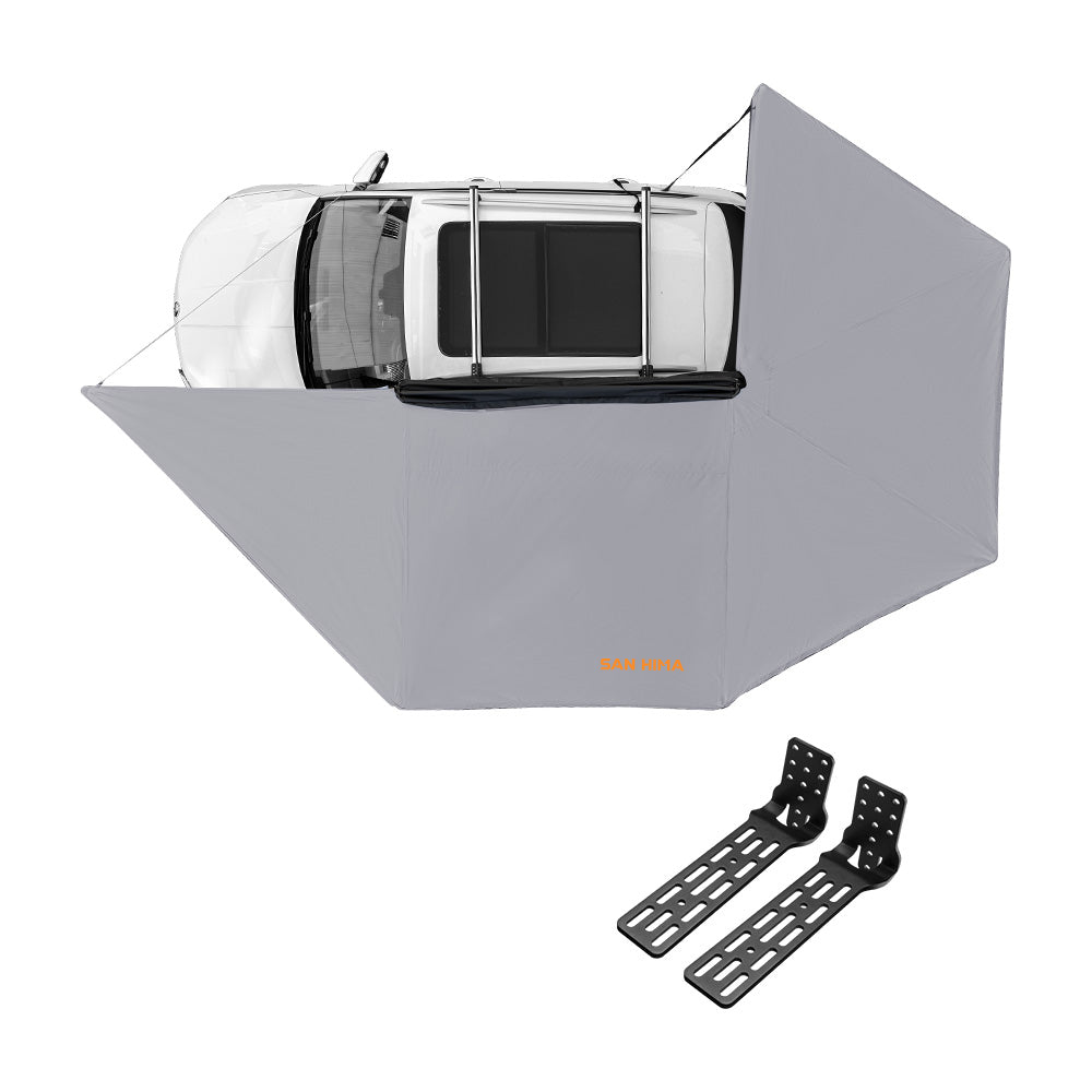 San Hima 270 Degree Free-Standing Awning With "L" Bracket 600D Double-Ripstop - Sunyee
